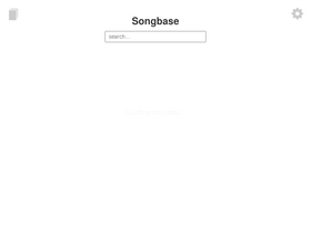 'songbase.life' screenshot