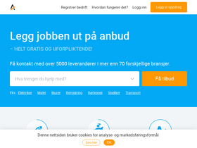 'anbudstorget.no' screenshot