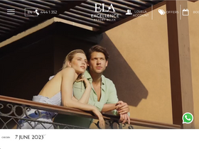 'elahotels.com' screenshot