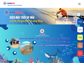 'evnspc.vn' screenshot