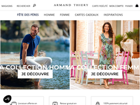'armandthiery.fr' screenshot