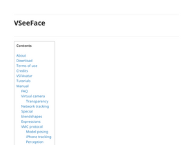 'vseeface.icu' screenshot