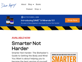 'daveasprey.com' screenshot