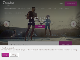 'davidlloyd.co.uk' screenshot