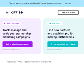 'affise.com' screenshot