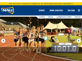 'nauathletics.com' screenshot