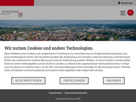 'www2.konstanz.de' screenshot