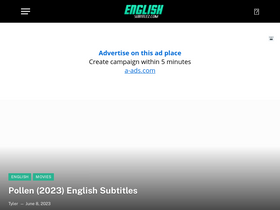 'englishsubtitlez.com' screenshot