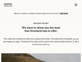 'hiddenscotland.co' screenshot