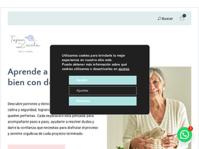 'tejerconlucila.com' screenshot