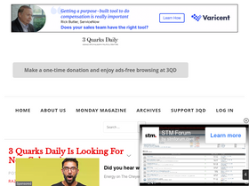 '3quarksdaily.com' screenshot