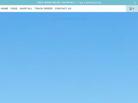 calmcoral.com homepage screenshot