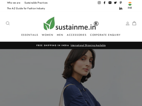 sustainme.in homepage screenshot