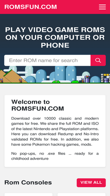 Why does romsfun.com have ps4 games on their site when there isn't