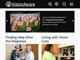 'visionaware.org' screenshot
