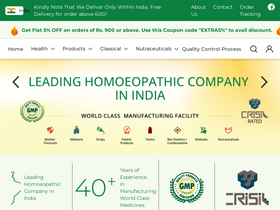 allenhomoeopathy.com homepage screenshot