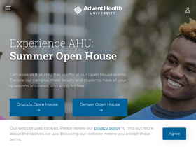 'ahu.edu' screenshot