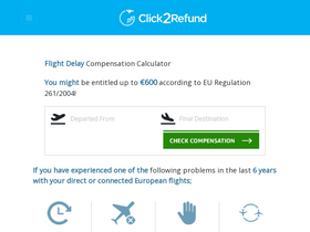 'click2refund.com' screenshot