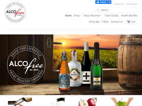 alcofree.com.au homepage screenshot