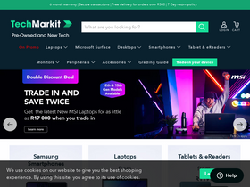 'techmarkit.co.za' screenshot