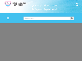 'hurstpediatricdentistry.com' screenshot