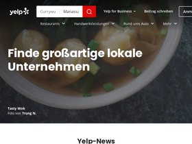 'yelp.de' screenshot