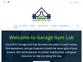 'garagegymlab.com' screenshot