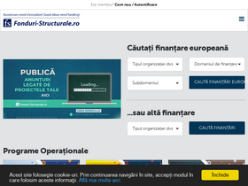 'fonduri-structurale.ro' screenshot