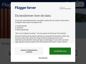'flugger.se' screenshot