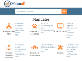'manuall.es' screenshot