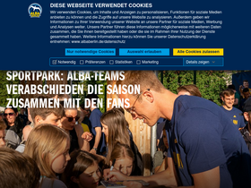 'albaberlin.de' screenshot