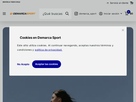 demarcasport.cl homepage screenshot