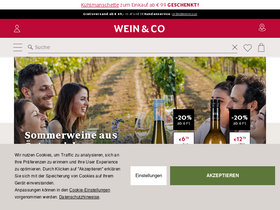 'weinco.at' screenshot
