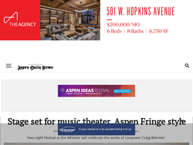 'aspendailynews.com' screenshot