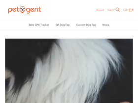Petgent homepage screenshot