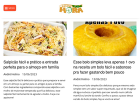 'receitatodahora.com.br' screenshot