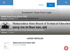 'msbtenews.com' screenshot