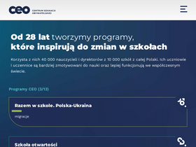 'ceo.org.pl' screenshot