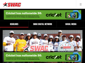 'swac.org' screenshot