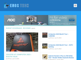 'enostech.com' screenshot