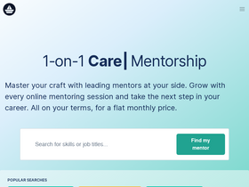 'mentorcruise.com' screenshot