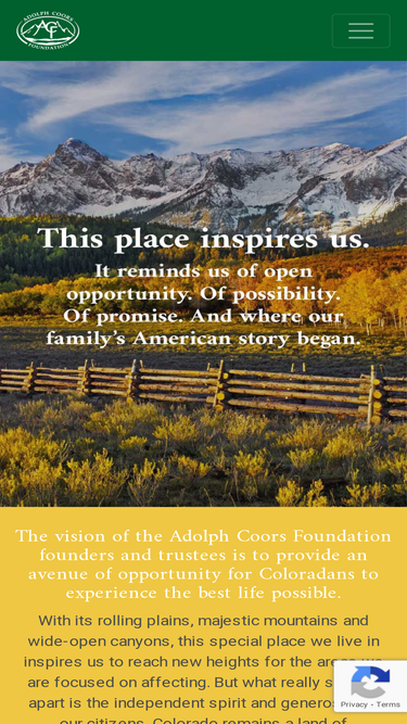 coorsfoundation.org