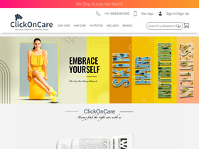 'clickoncare.com' screenshot