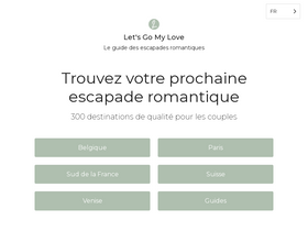 'letsgomylove.com' screenshot
