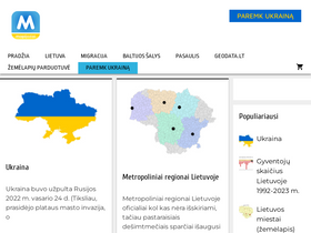 'mapijoziai.lt' screenshot