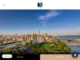 'hotelxtoronto.com' screenshot
