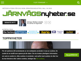 'jarnvagsnyheter.se' screenshot