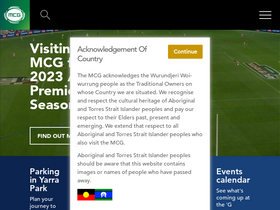 'mcg.org.au' screenshot