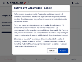 'airfrance.it' screenshot