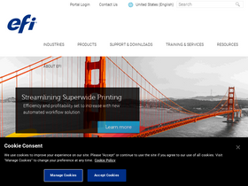 'efi.com' screenshot